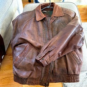 men’s leather jacket